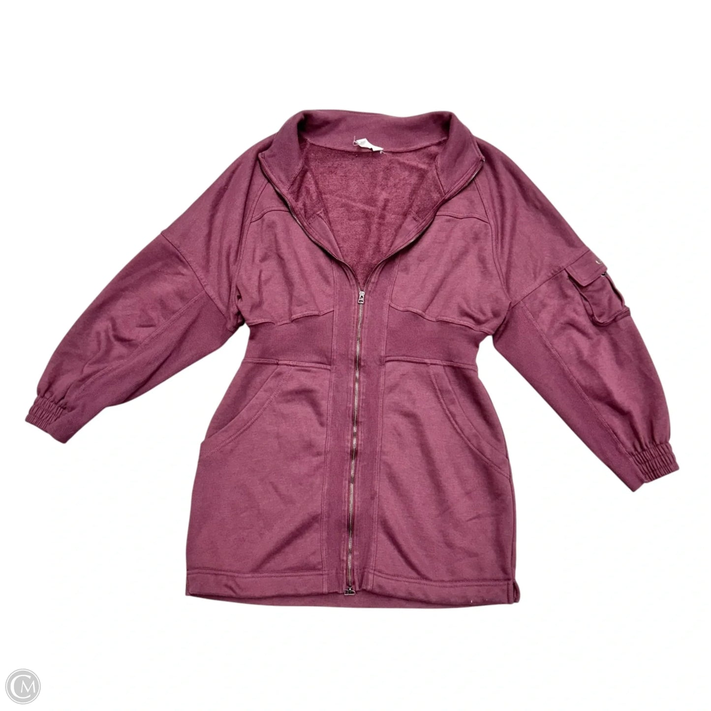 Sweatshirt Collar By Daily Practice By Anthropologie In Maroon, Size: L