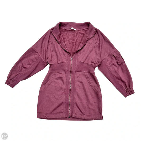 Sweatshirt Collar By Daily Practice By Anthropologie In Maroon, Size: L