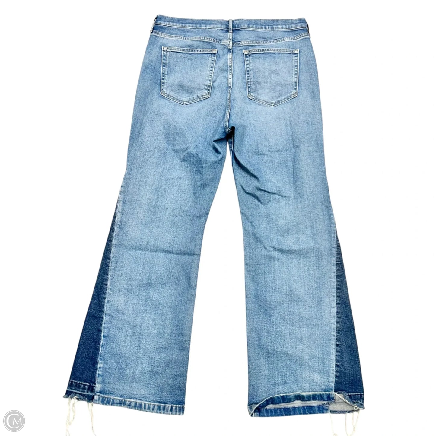 Jeans Flared By Gap In Blue Denim, Size: 16