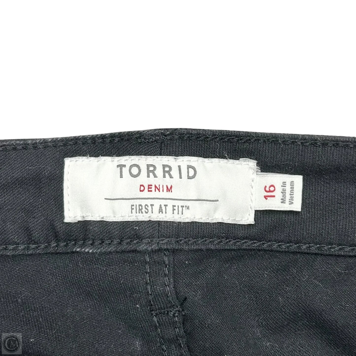 Shorts By Torrid In Black Denim, Size: 16