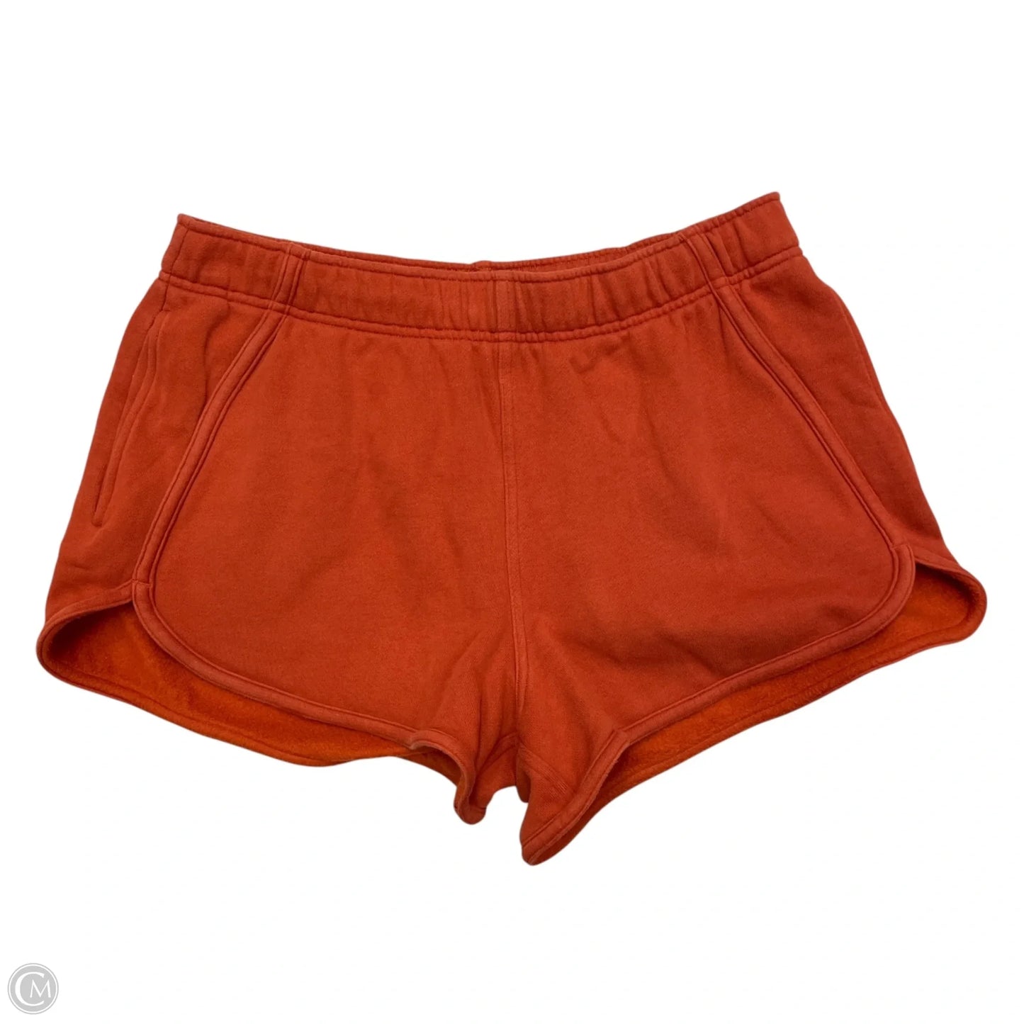 Athletic Shorts By Lululemon In Orange, Size: L