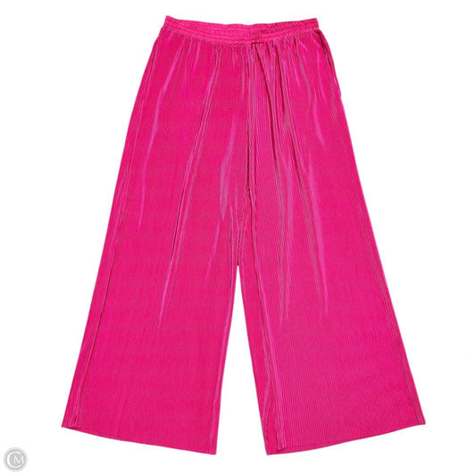 Pants Wide Leg By Saks Fifth Avenue In Pink, Size: Xl