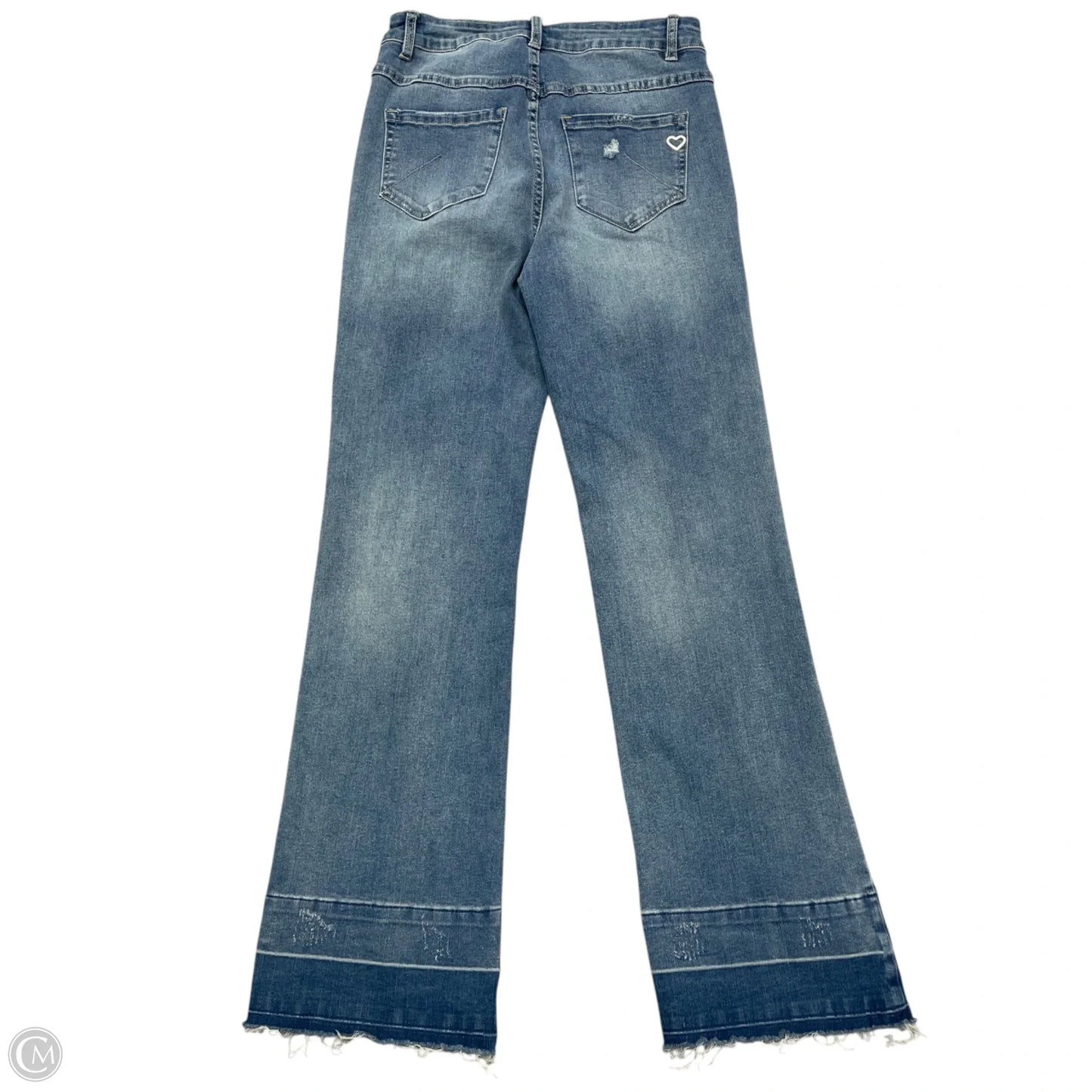 Jeans Straight By Rrenua In Blue Denim, Size: 2