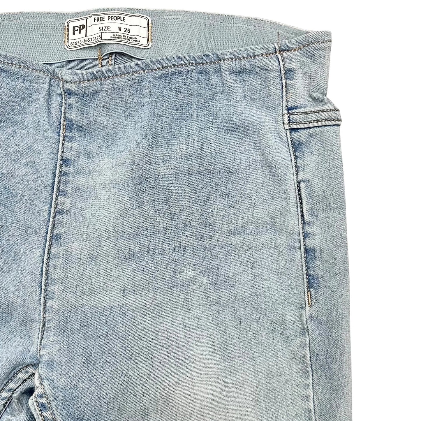 Jeans Flared By Free People In Blue Denim, Size: 0