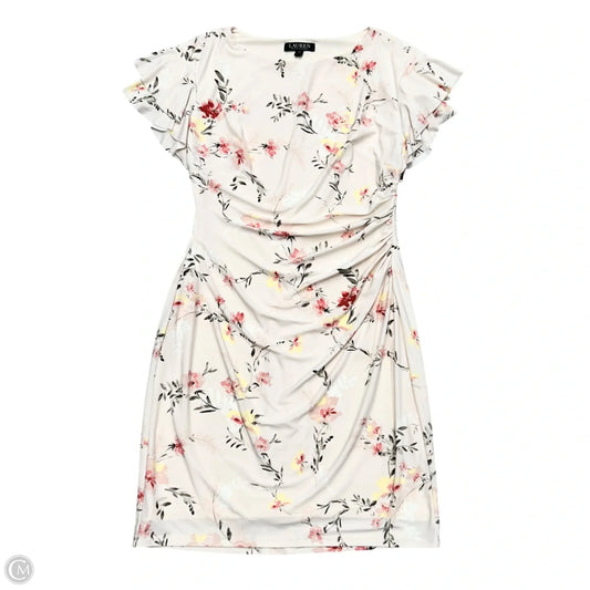 Dress Party Midi By Lauren By Ralph Lauren In Pink, Size: M
