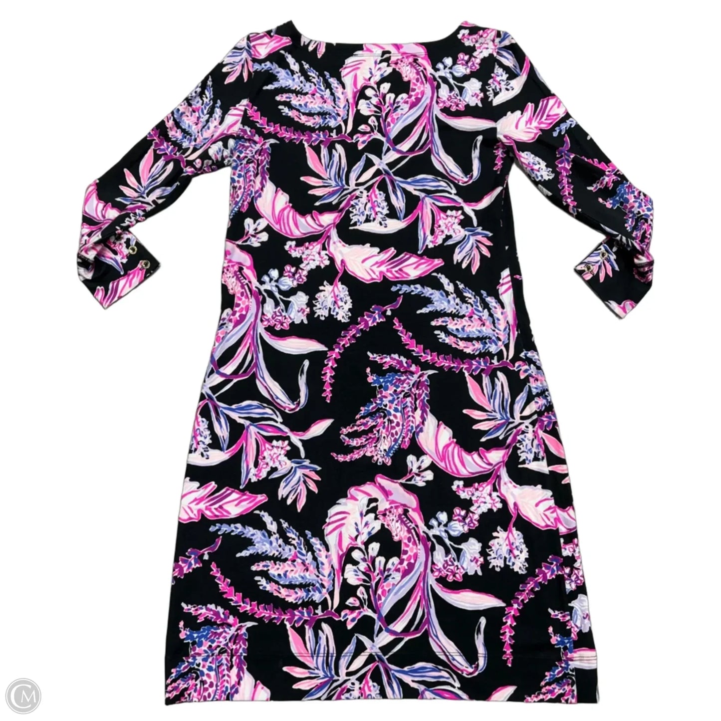 Dress Designer By Lilly Pulitzer In Black & Purple, Size: Xs