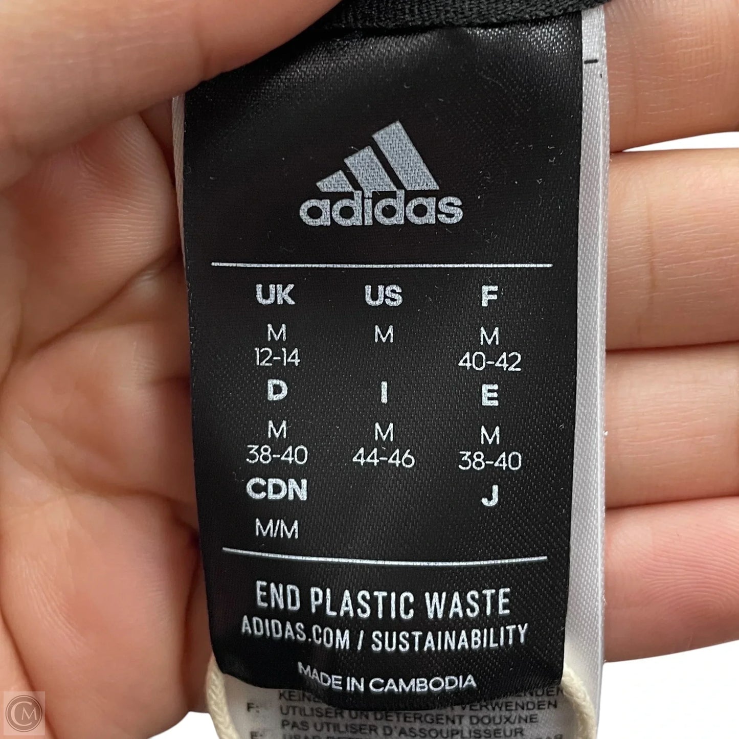 Athletic Bra By Adidas In Black, Size: M