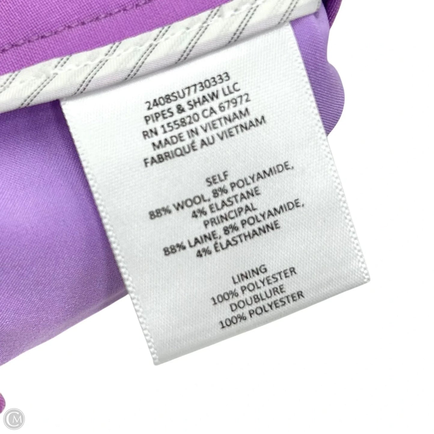 Skort By Veronica Beard In Purple, Size: 0