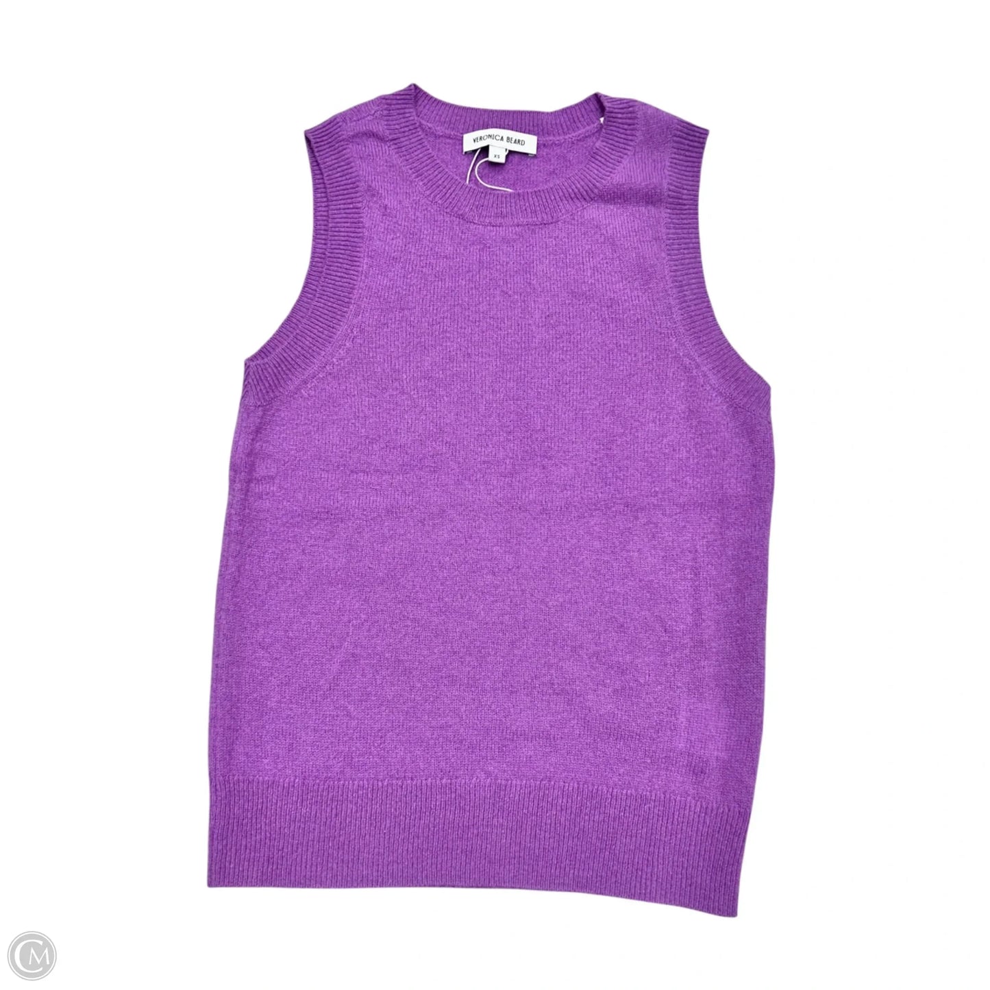 Vest Sweater By Veronica Beard In Purple, Size: Xs