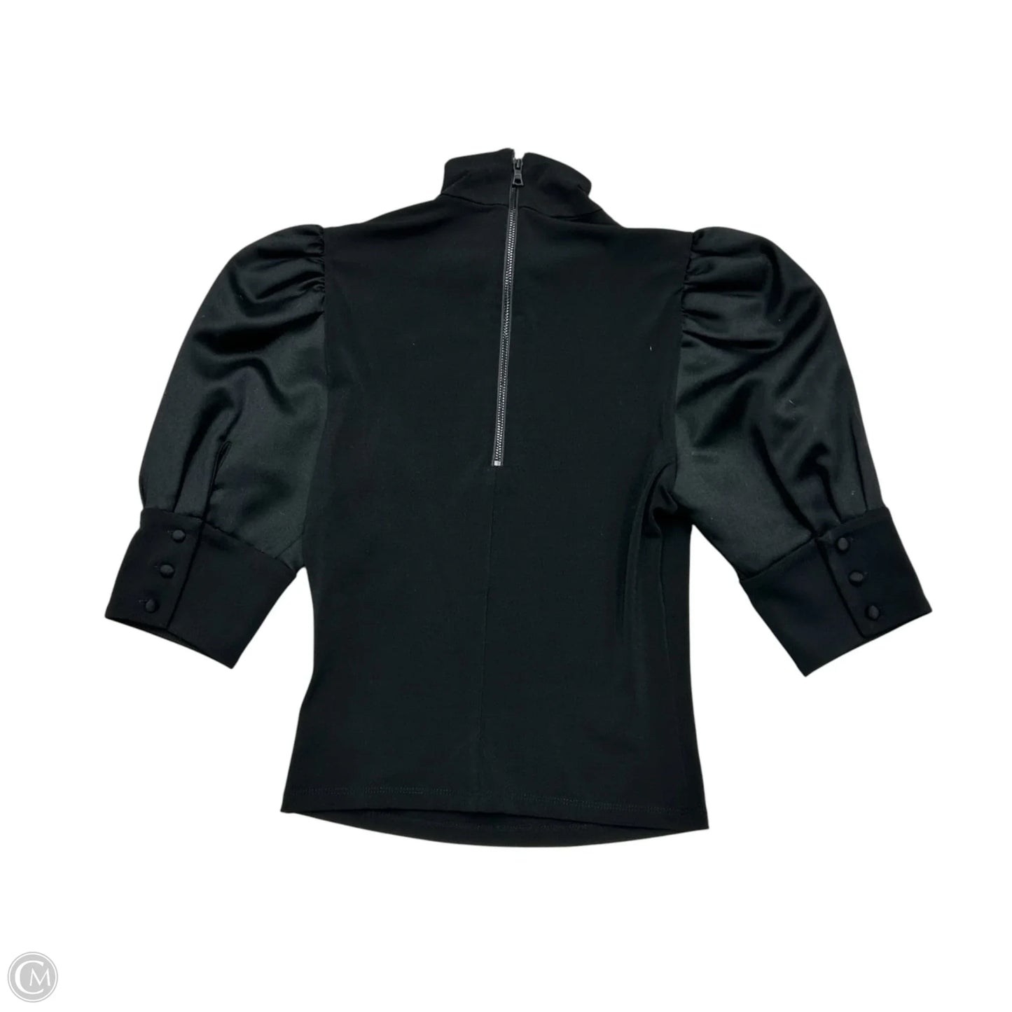 Top Short Sleeve Designer By Alice + Olivia In Black, Size: Xs