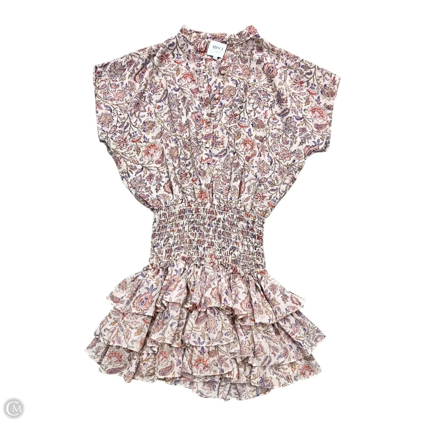Dress Designer By Misa In Paisley Print, Size: Xs