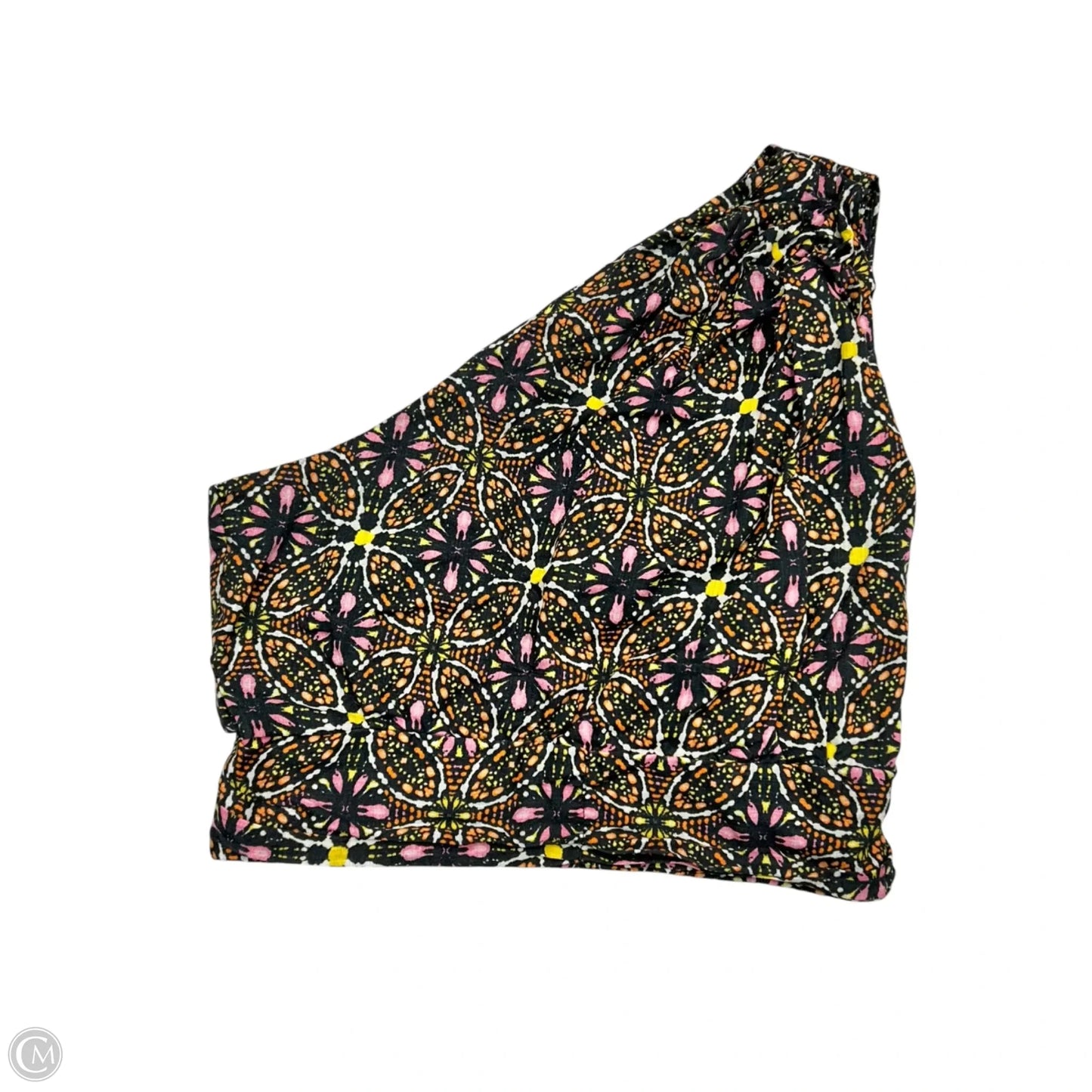 Top Sleeveless By Anthropologie In Black & Pink, Size: S