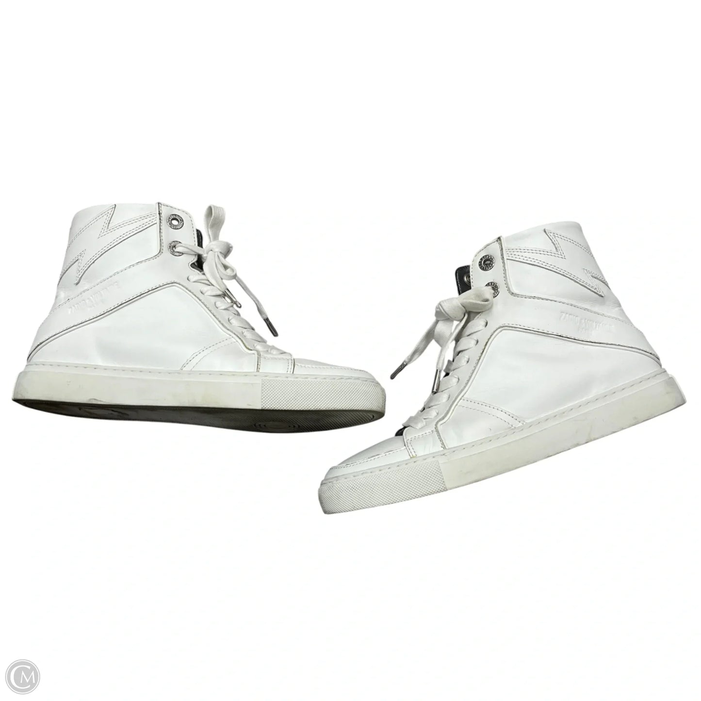 Shoes Sneakers By Zadig And Voltaire In White, Size: 6.5