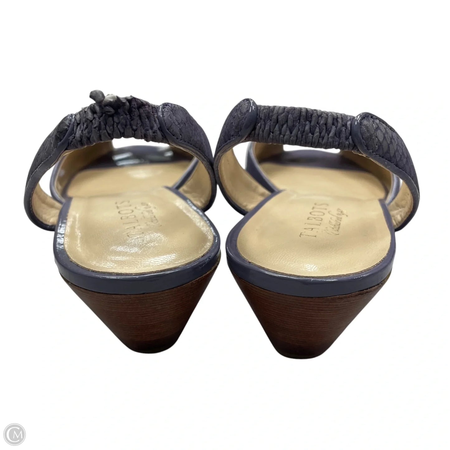 Sandals Heels Wedge By Talbots In Purple, Size: 10