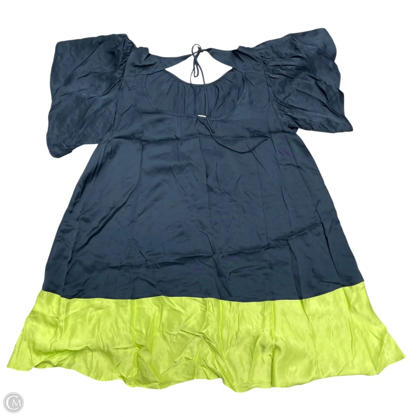 Tunic Short Sleeve By Maeve In Blue & Green, Size: S