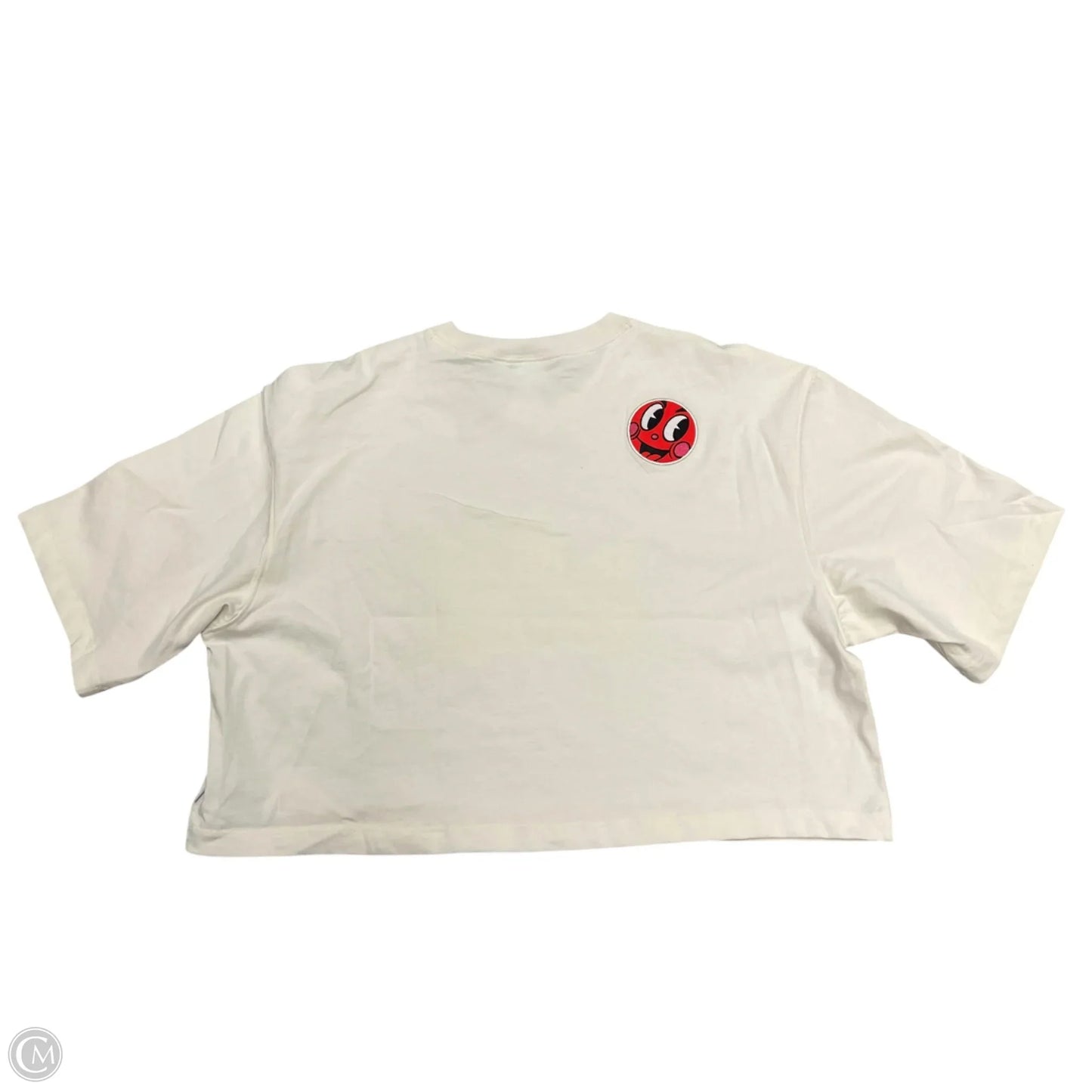 Top Short Sleeve Basic By Levis In Red & White, Size: M