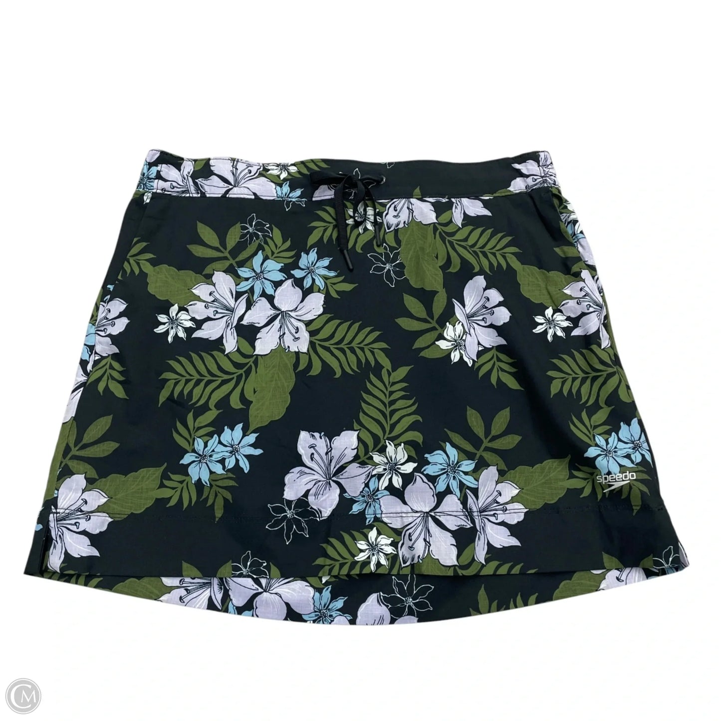Athletic Skort By Speedo In Floral Print, Size: L