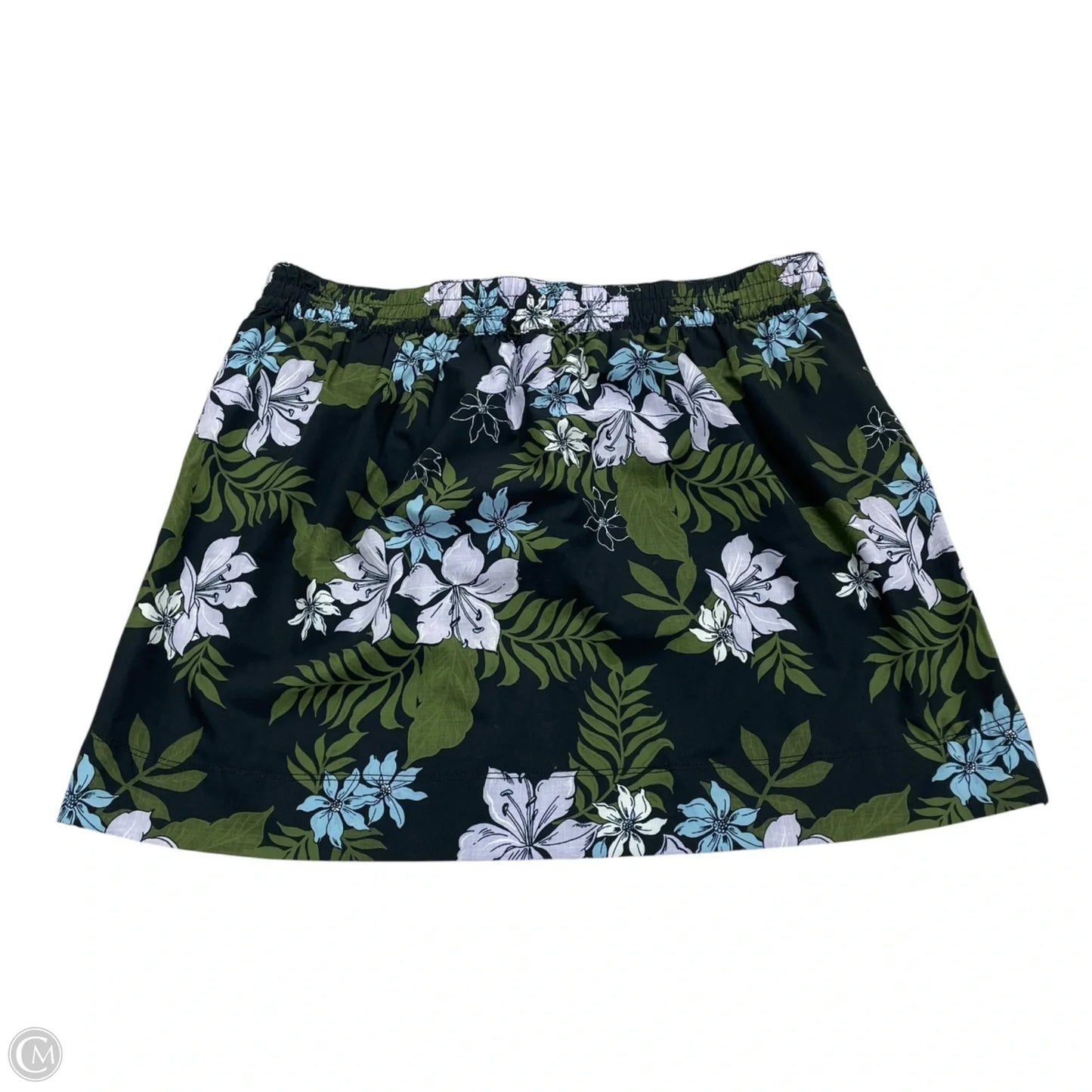 Athletic Skort By Speedo In Floral Print, Size: L