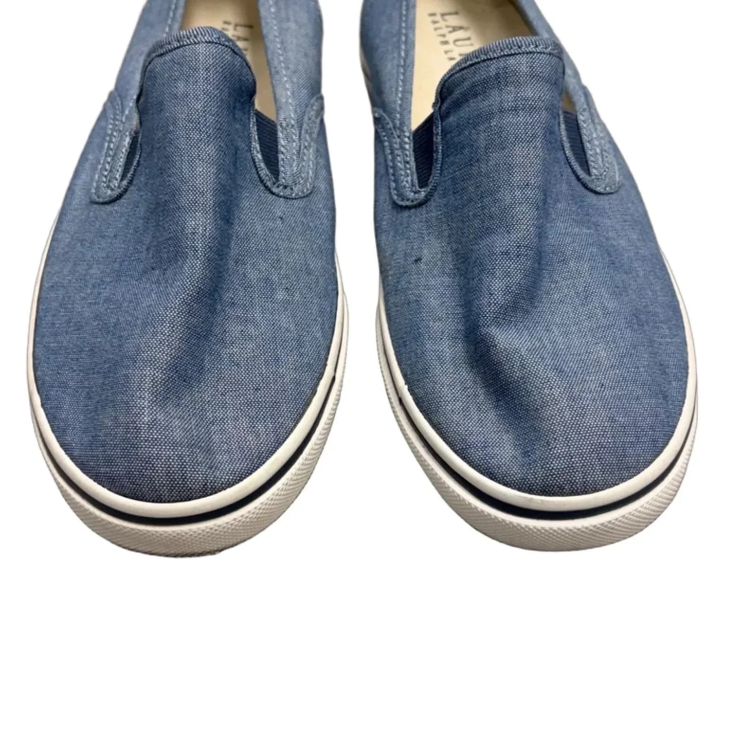 Shoes Sneakers By Lauren By Ralph Lauren In Blue Denim, Size: 6