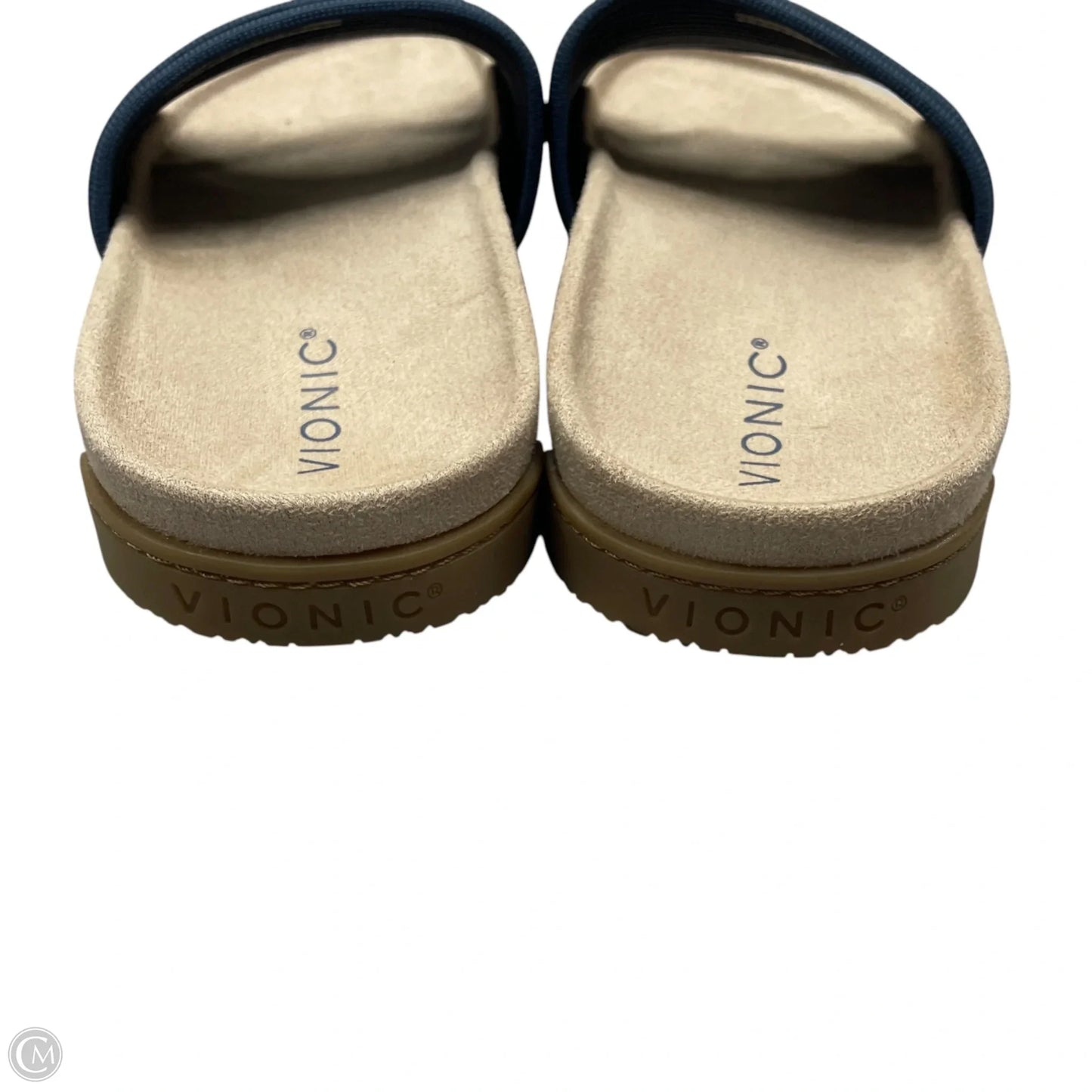 Sandals Flats By Vionic In Navy, Size: 11