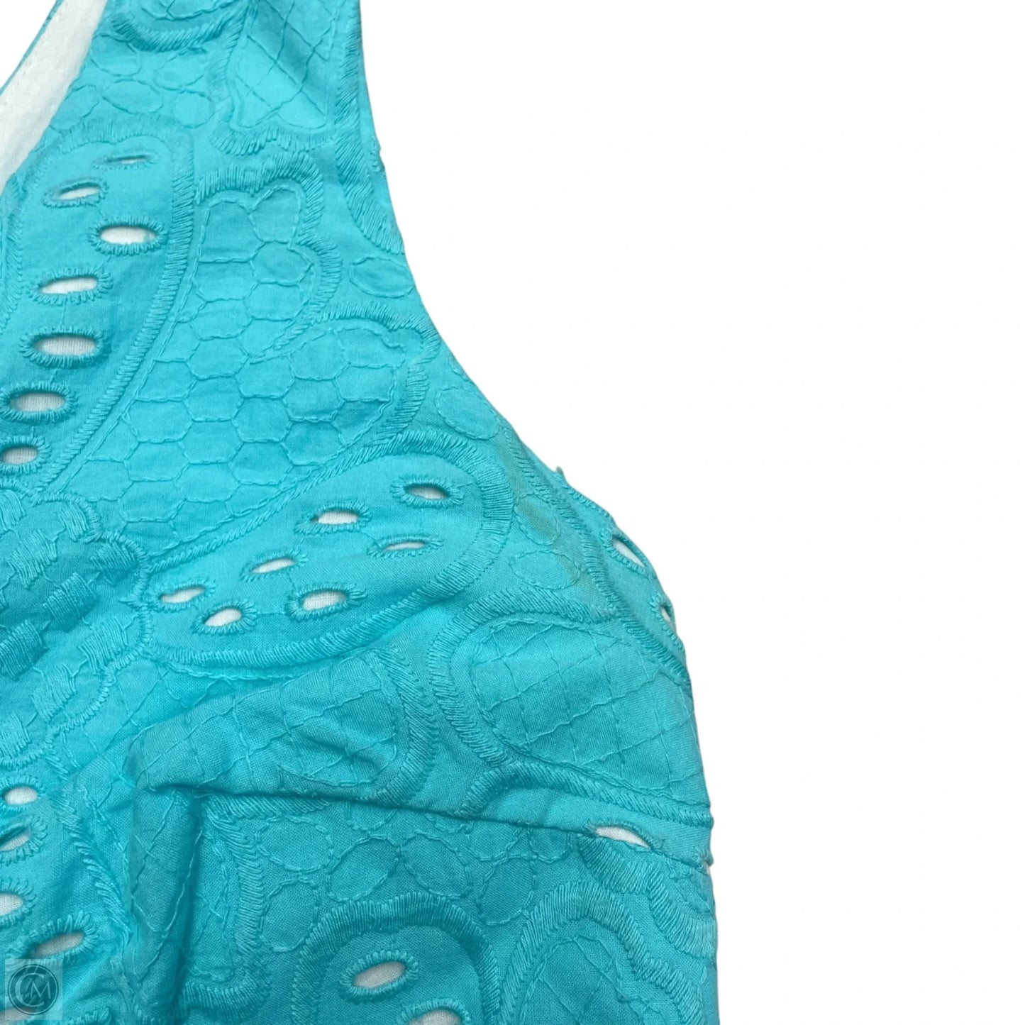 Dress Designer By Lilly Pulitzer In Aqua, Size: 4