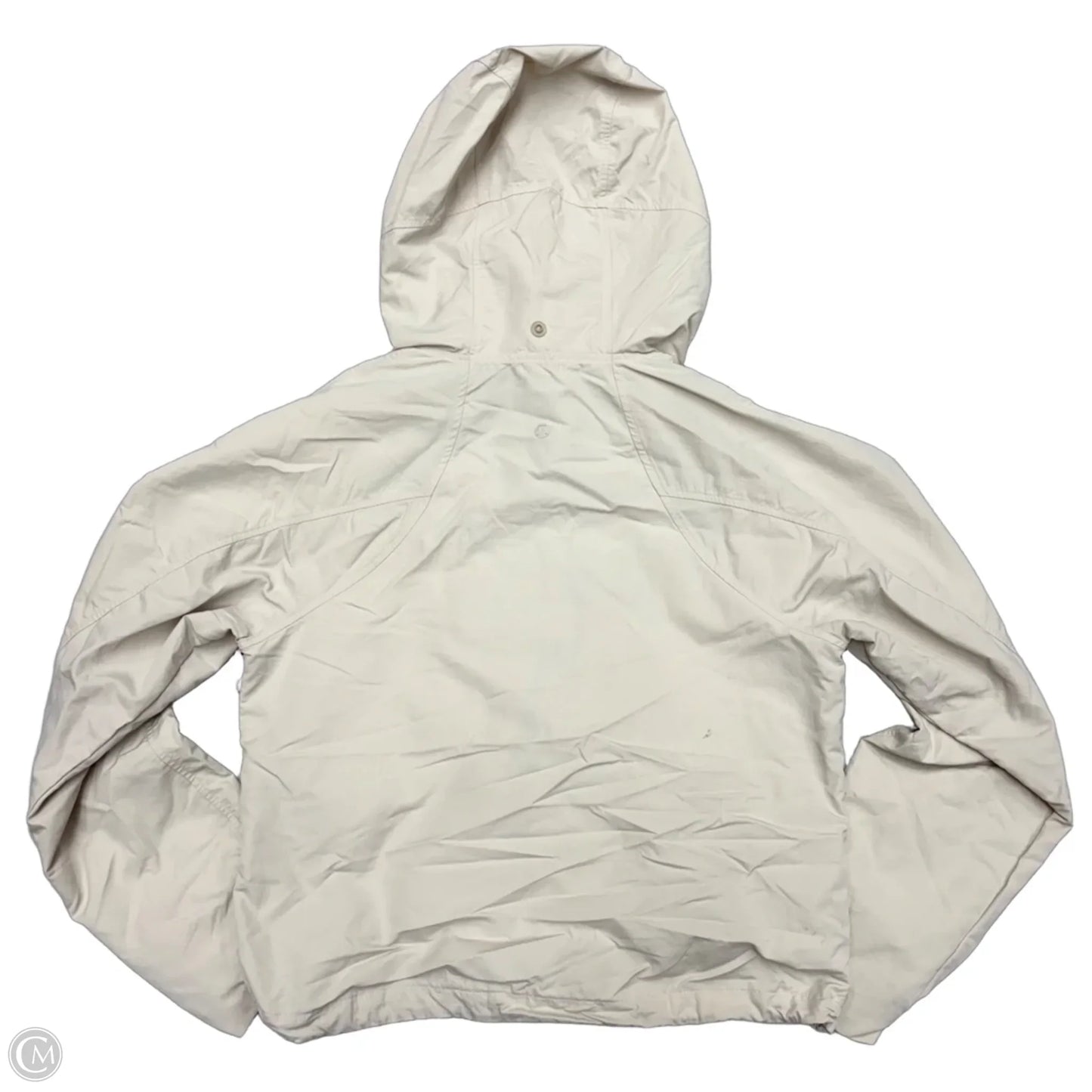 Athletic Jacket By Lululemon In Cream, Size: S