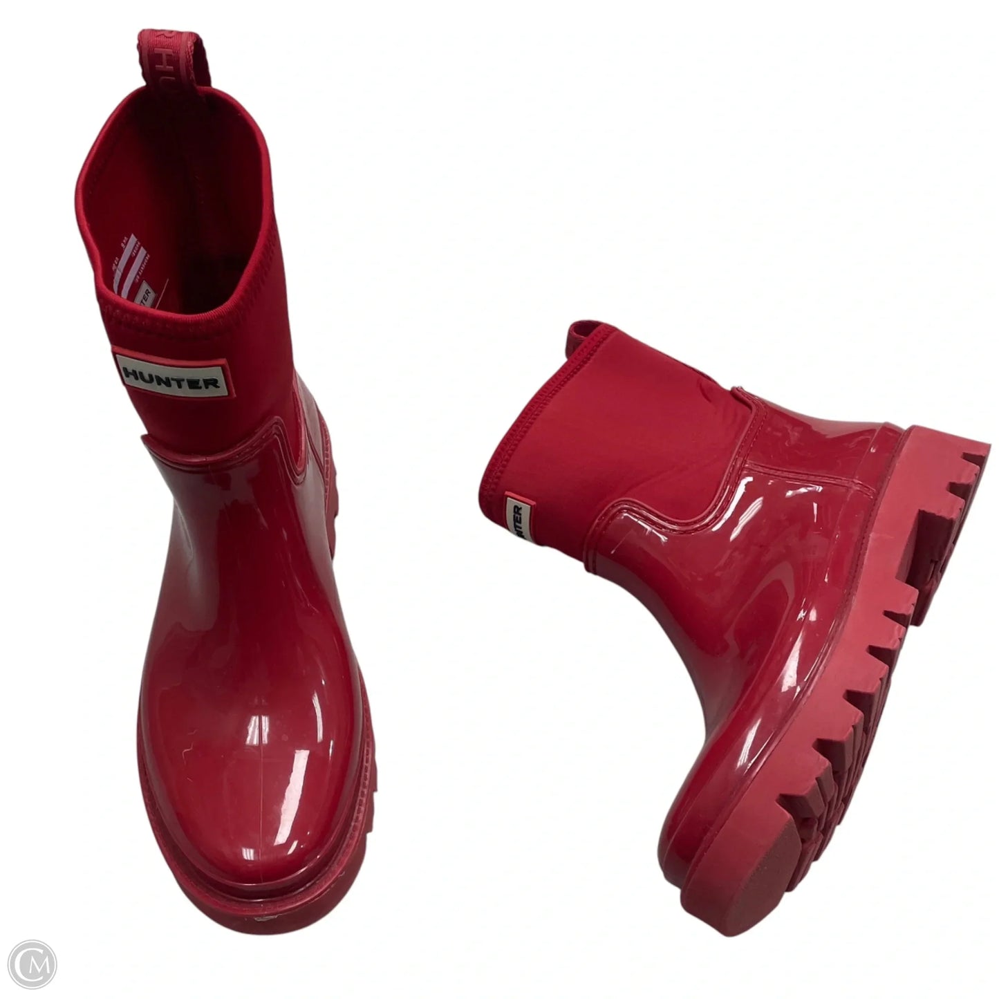 Boots Rain By Hunter In Red, Size: 8