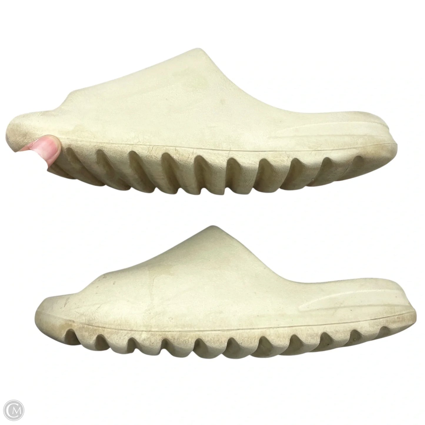 Sandals Heels Platform By Adidas In Tan, Size: 11.5