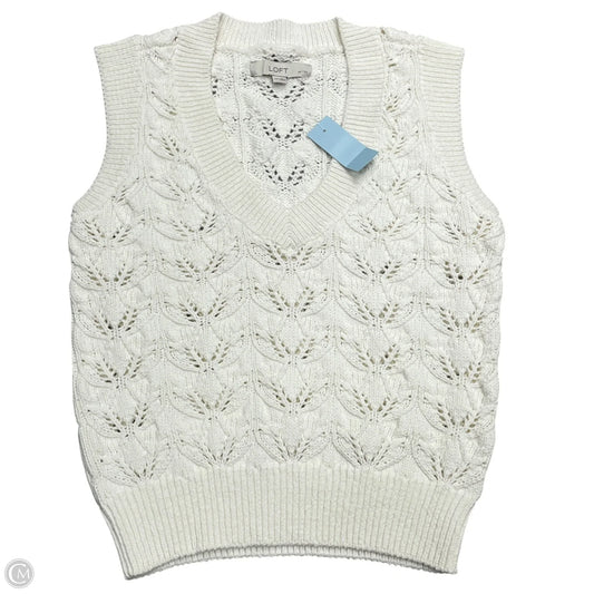 Vest Sweater By Loeffler Randall In Cream, Size: Xs