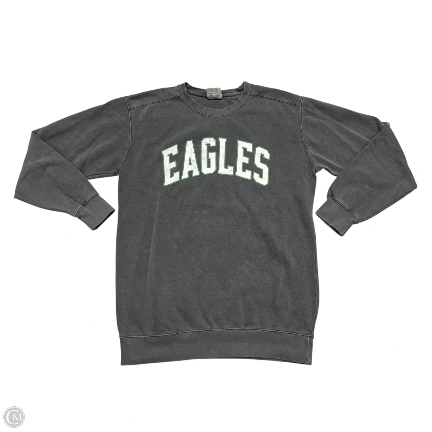 Sweatshirt Crewneck By Comfort Colors In Grey, Size: S