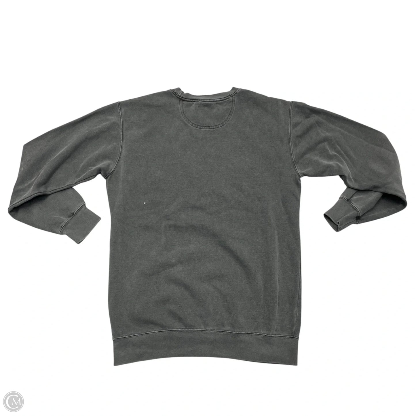 Sweatshirt Crewneck By Comfort Colors In Grey, Size: S