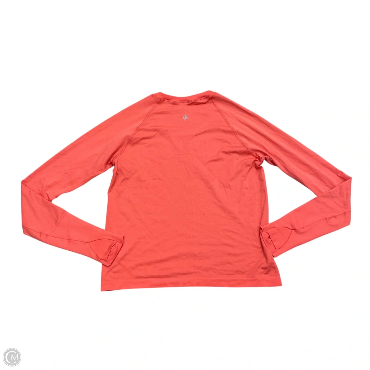 Athletic Top Long Sleeve Crewneck By Lululemon In Pink, Size: M