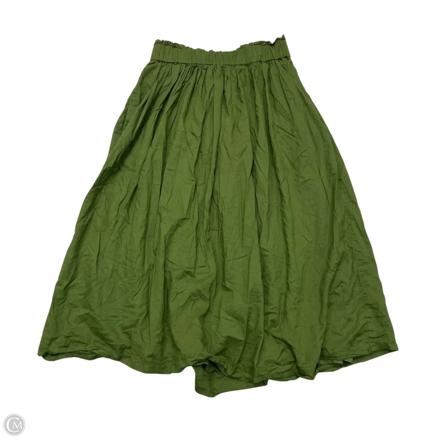 Skirt Midi By J. Crew In Green, Size: S