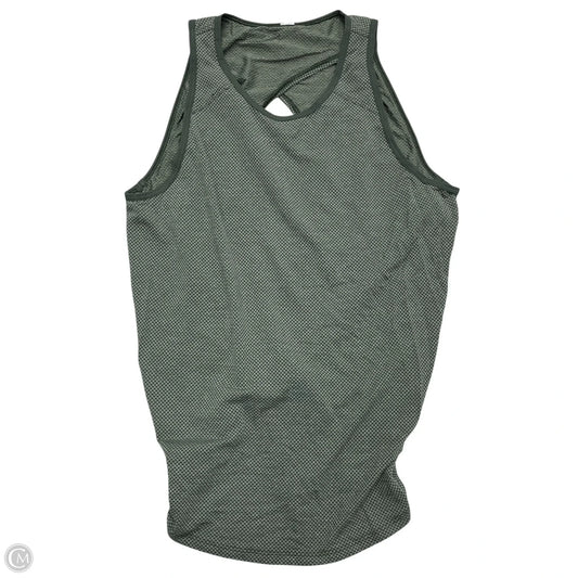 Athletic Tank Top By Lululemon In Green, Size: Xs