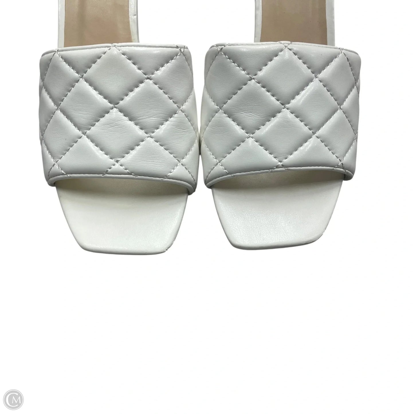 Sandals Heels Stiletto By Rouge In White, Size: 8.5