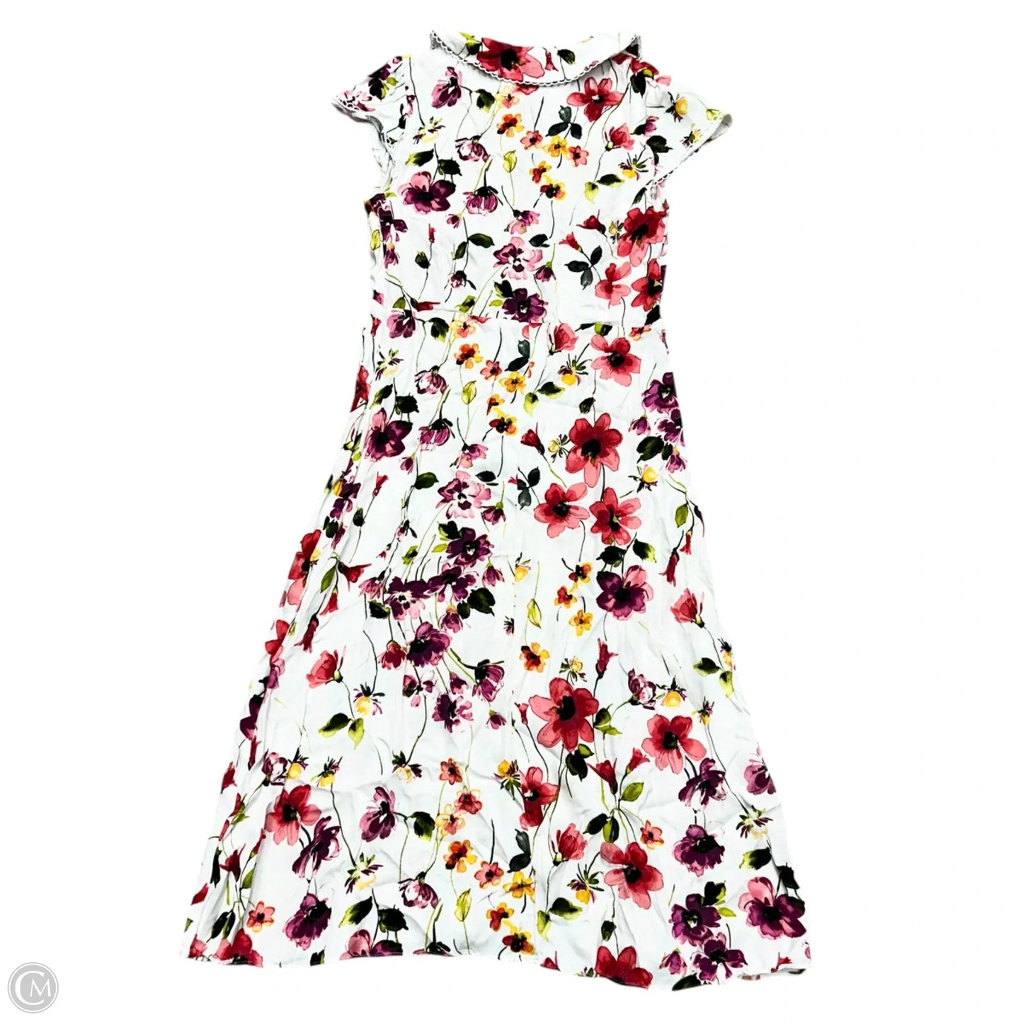 Dress Casual Maxi By Anthropologie In Floral Print, Size: M