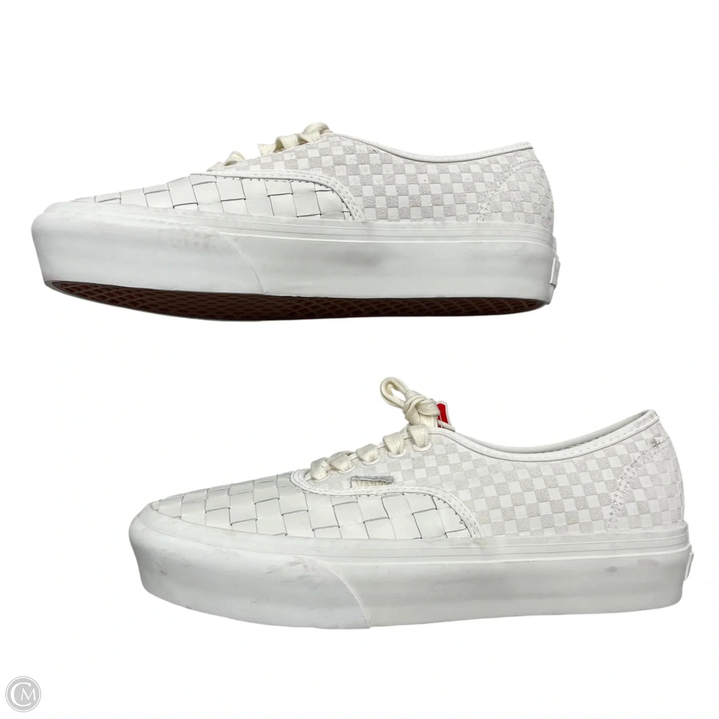 Shoes Sneakers By Vans In Cream, Size: 10