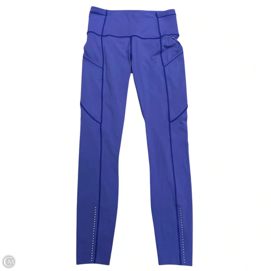 Athletic Leggings By Lululemon In Blue, Size: S