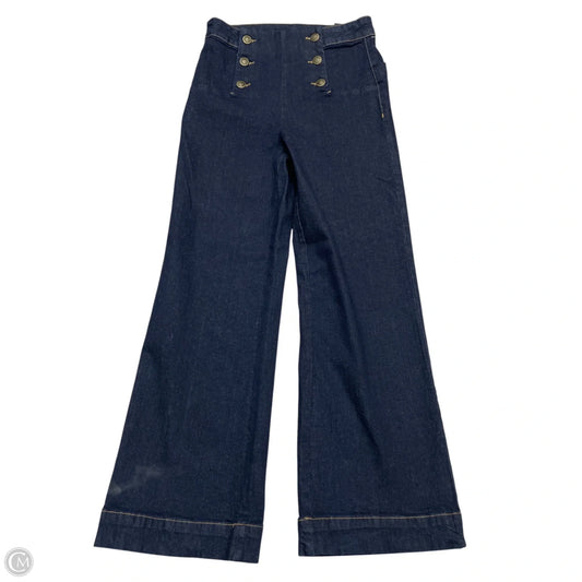 Jeans Wide Leg By Clothes Mentor In Blue Denim, Size: 8