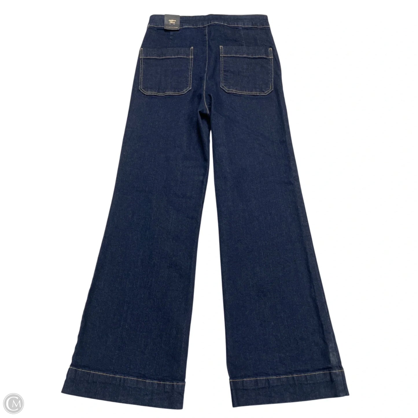 Jeans Wide Leg By Clothes Mentor In Blue Denim, Size: 8