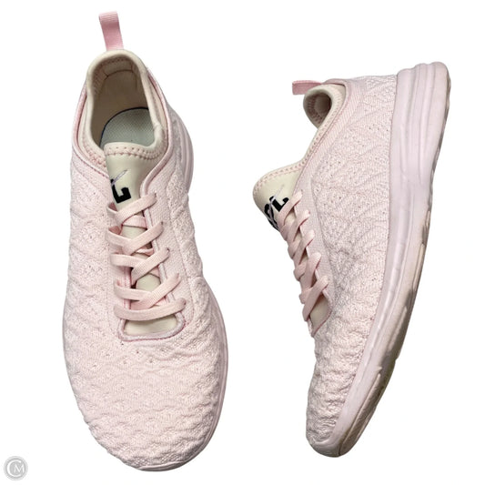 Shoes Designer By Apl In Pink, Size: 9