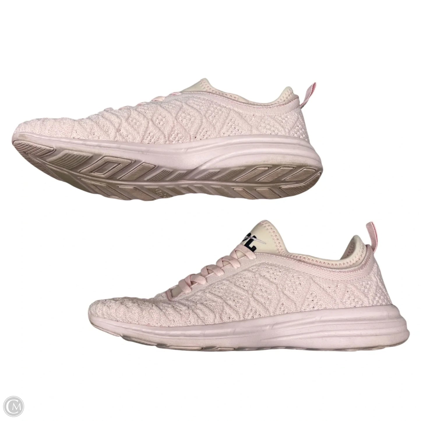 Shoes Designer By Apl In Pink, Size: 9