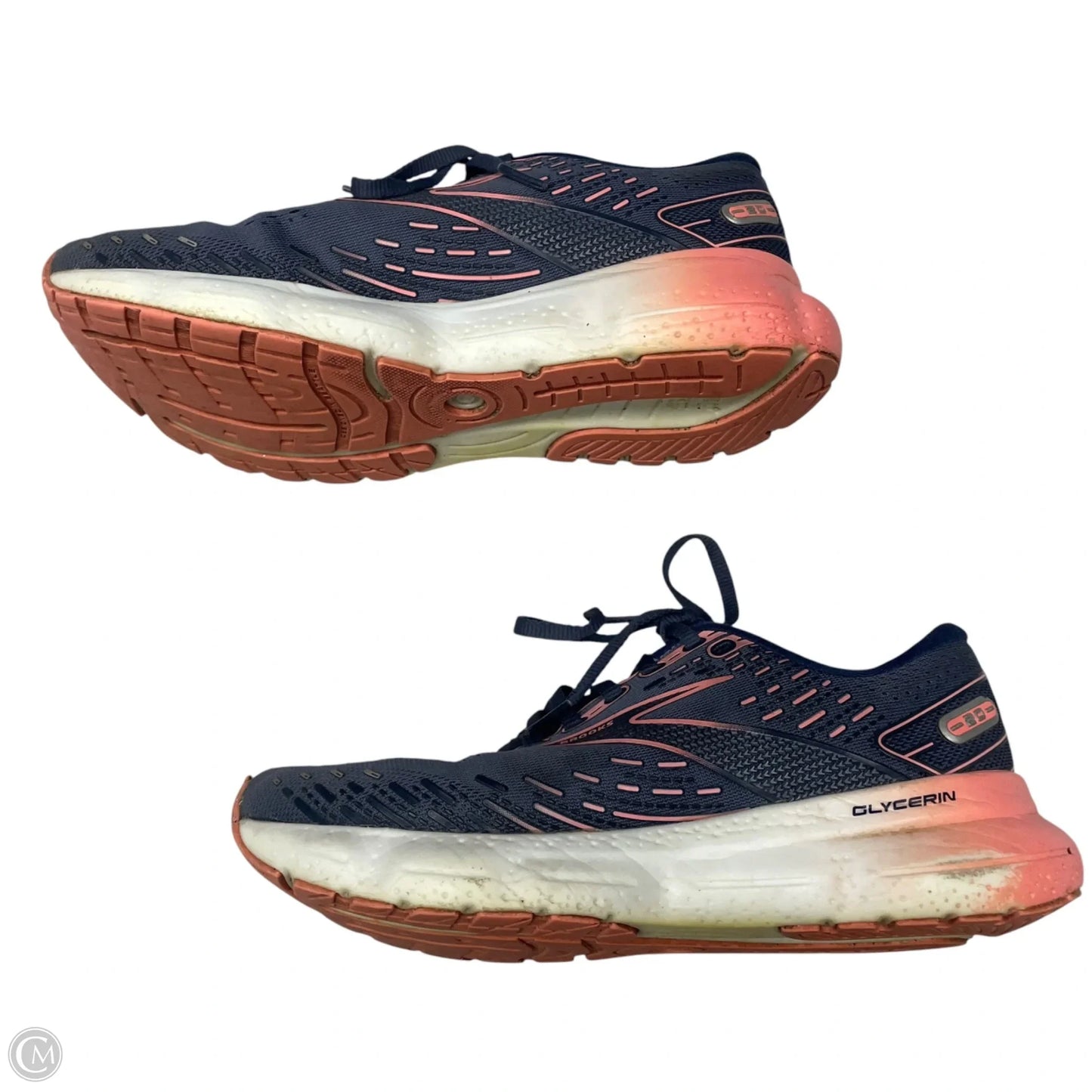 Shoes Athletic By Brooks In Blue & Orange, Size: 7.5