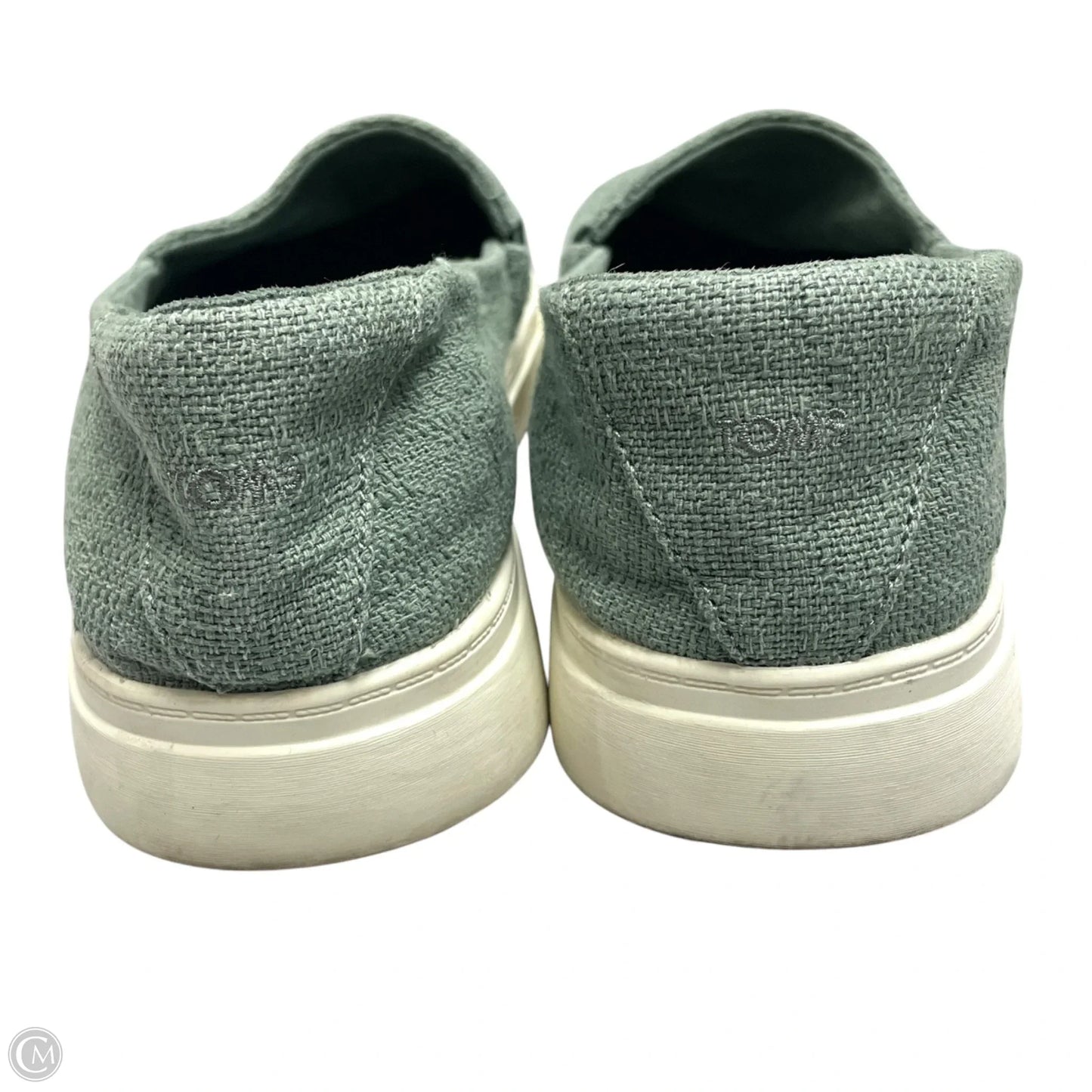 Shoes Flats By Toms In Green, Size: 9