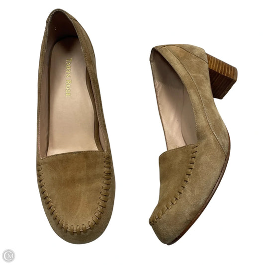 Shoes Heels Block By Taryn Rose In Tan, Size: 8.5