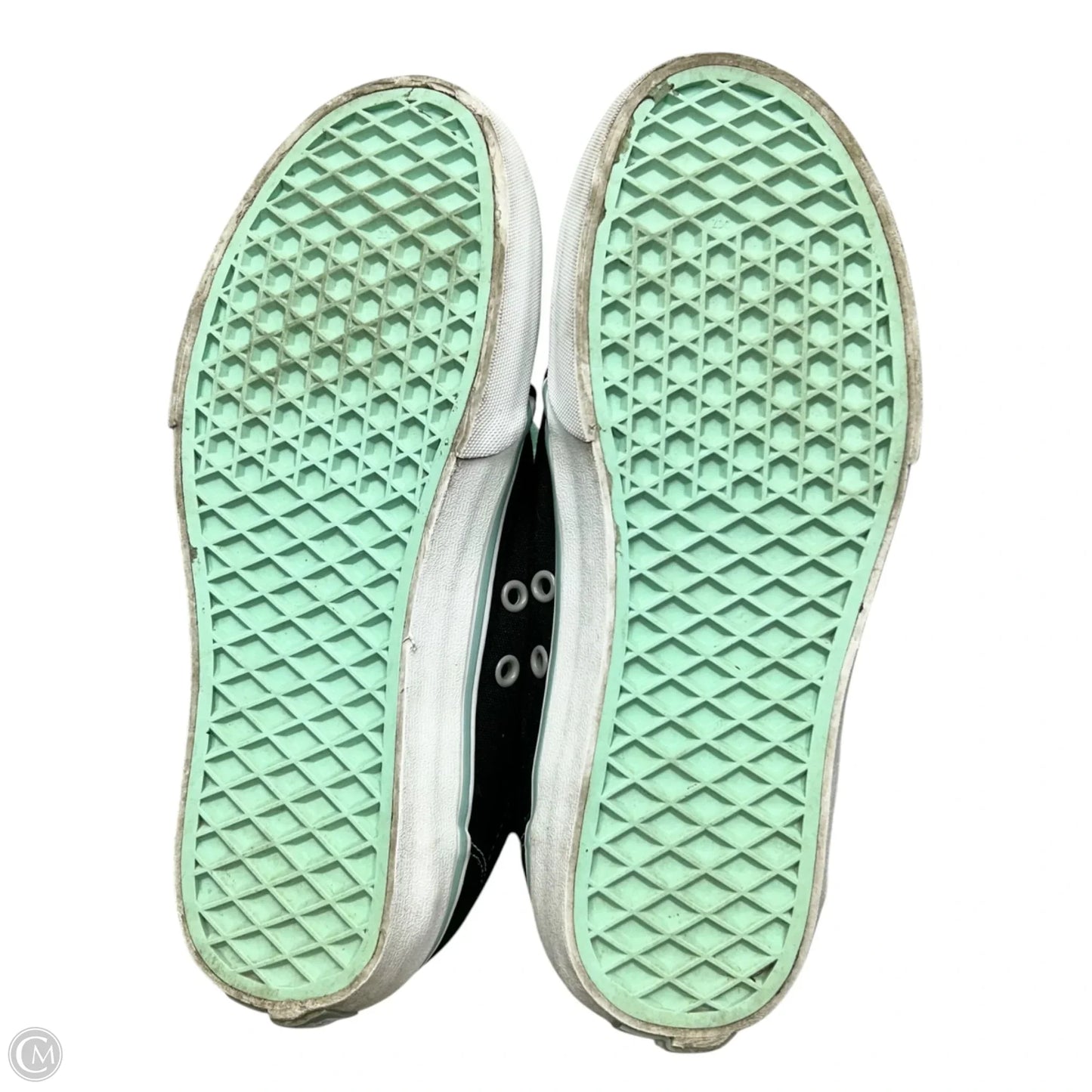 Shoes Sneakers By Vans In Black & White, Size: 7