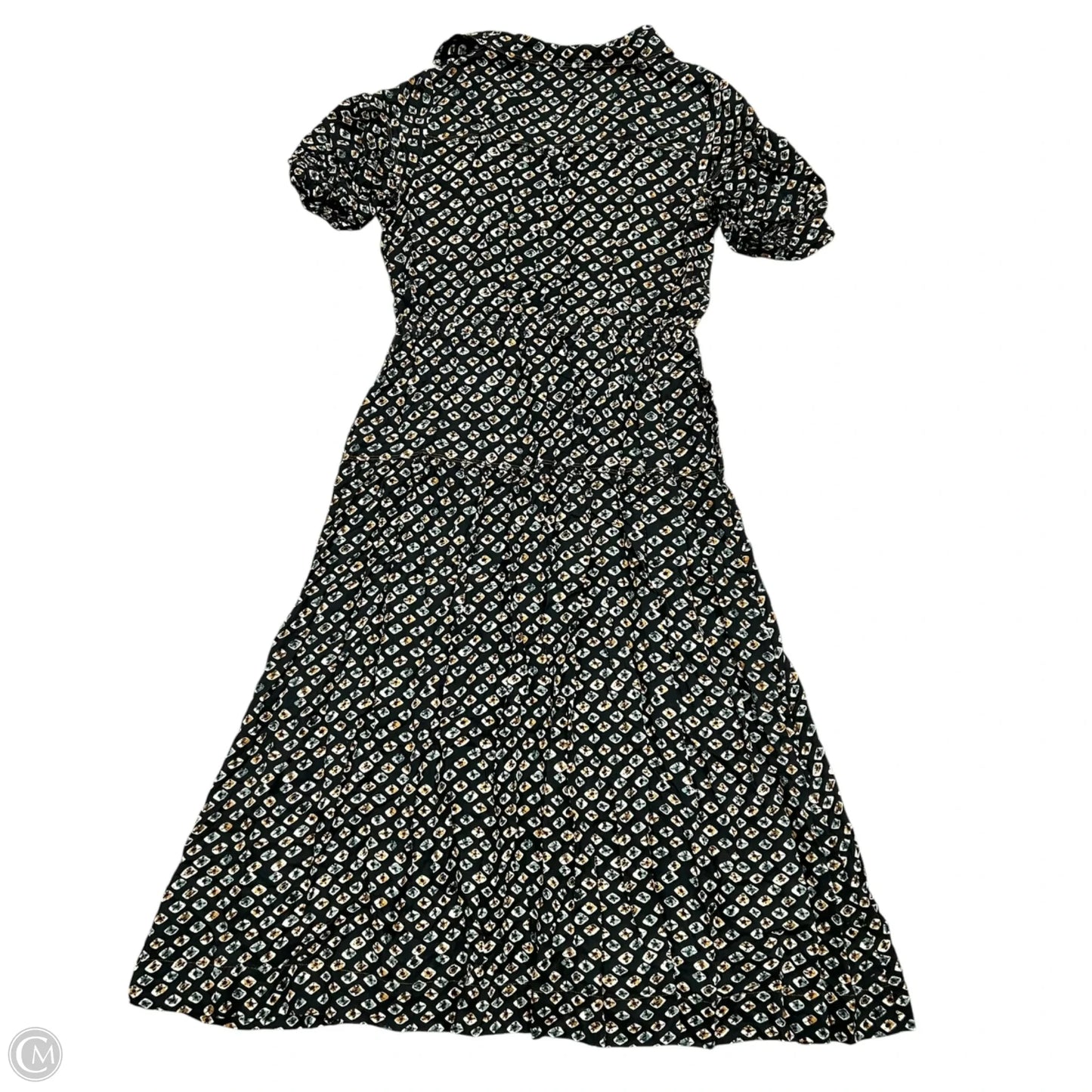 Dress Casual Midi By Anthropologie In Geometric Pattern, Size: S