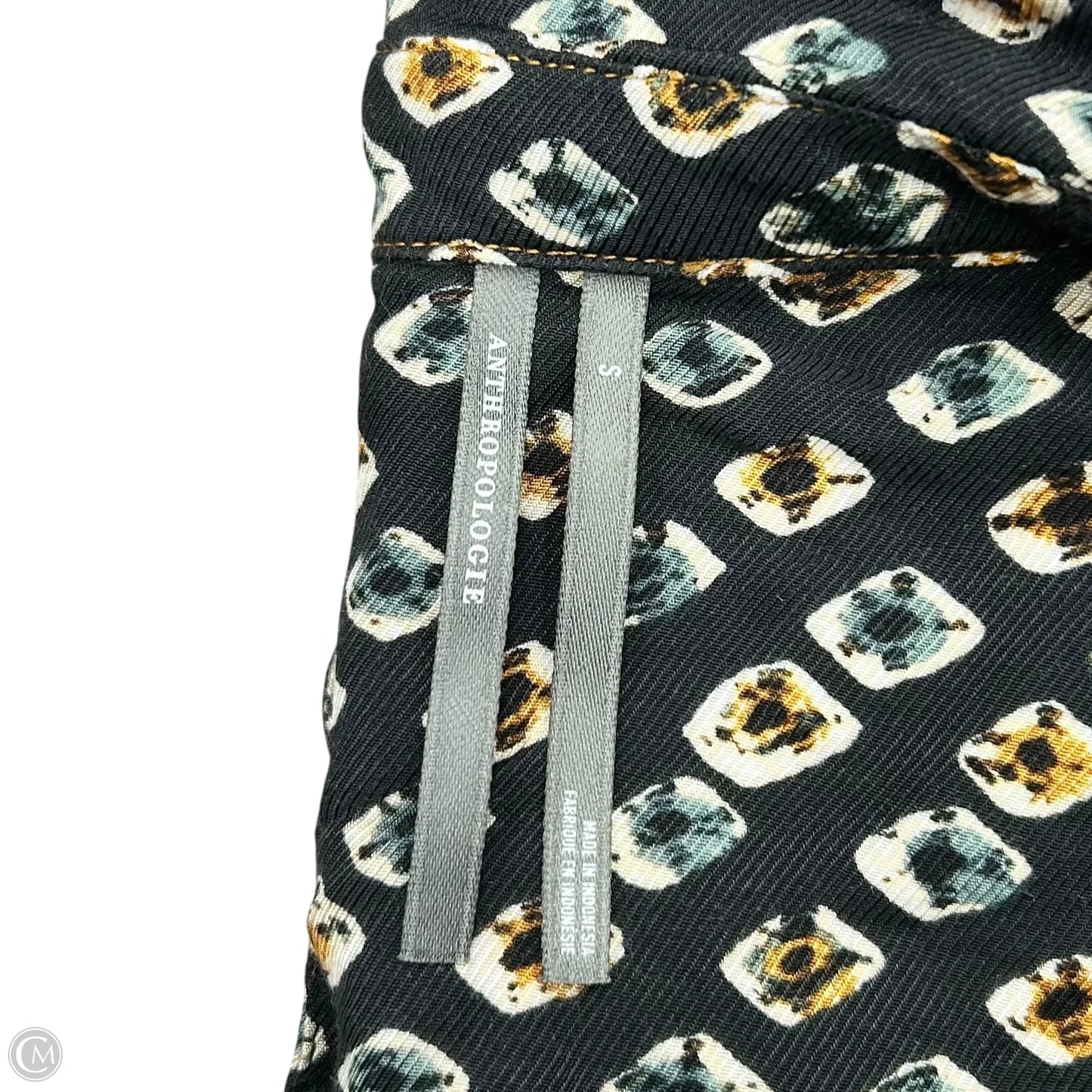 Dress Casual Midi By Anthropologie In Geometric Pattern, Size: S
