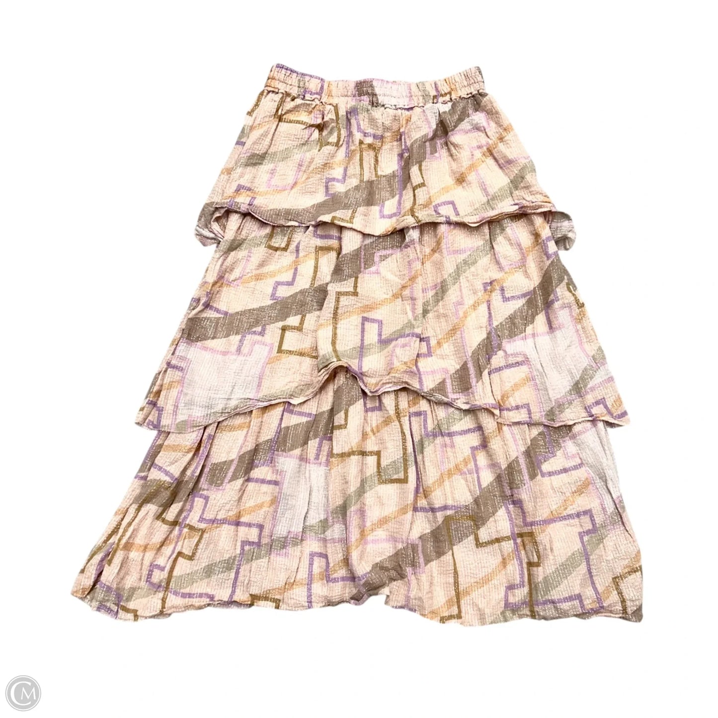 Skirt Designer By Coach In Peach, Size: S