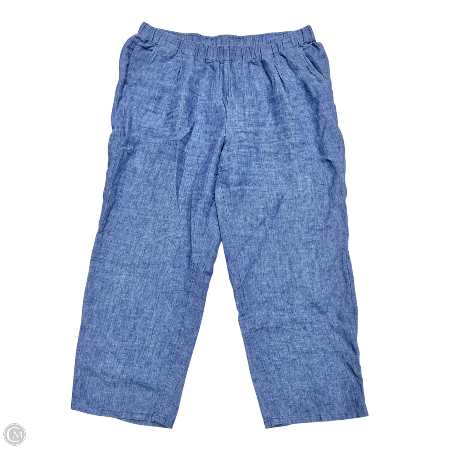 Pants Linen By Eileen Fisher In Blue, Size: Lp
